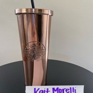 Copper Stainless Steel Starbucks Tumbler
